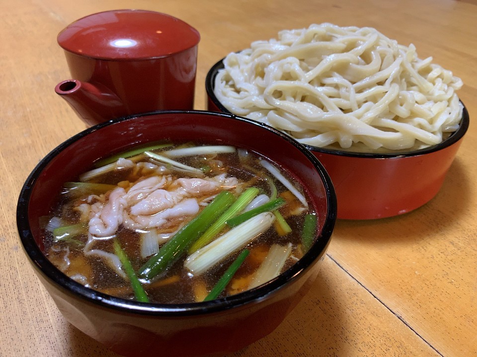 肉ネギ汁うどん　もり　800円